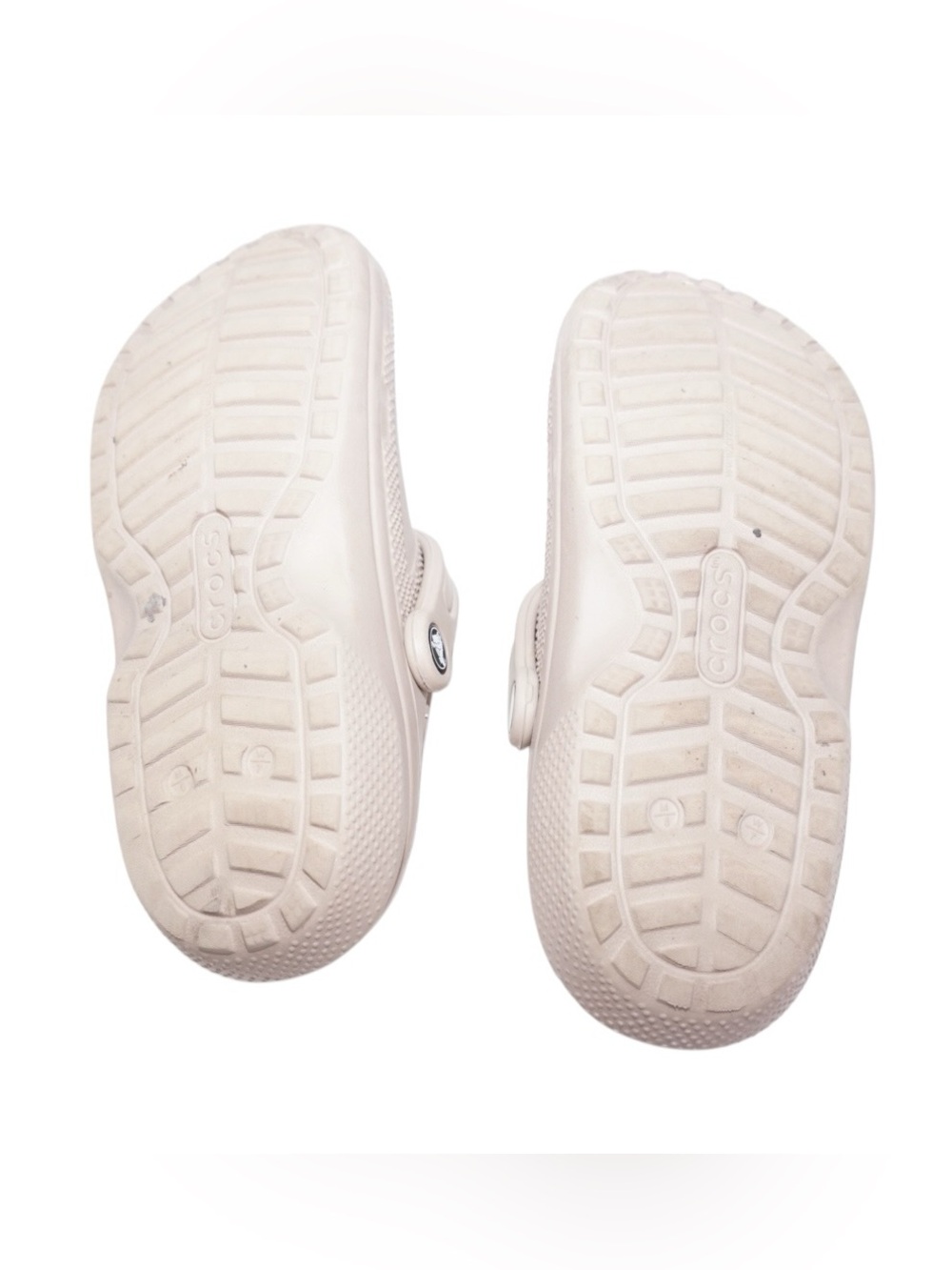 Crocs Classic Lined Clogs Beige Tan Khaki Fleece Fuzzy Slippers Shoes M5 W7 - Picture 8 of 9
